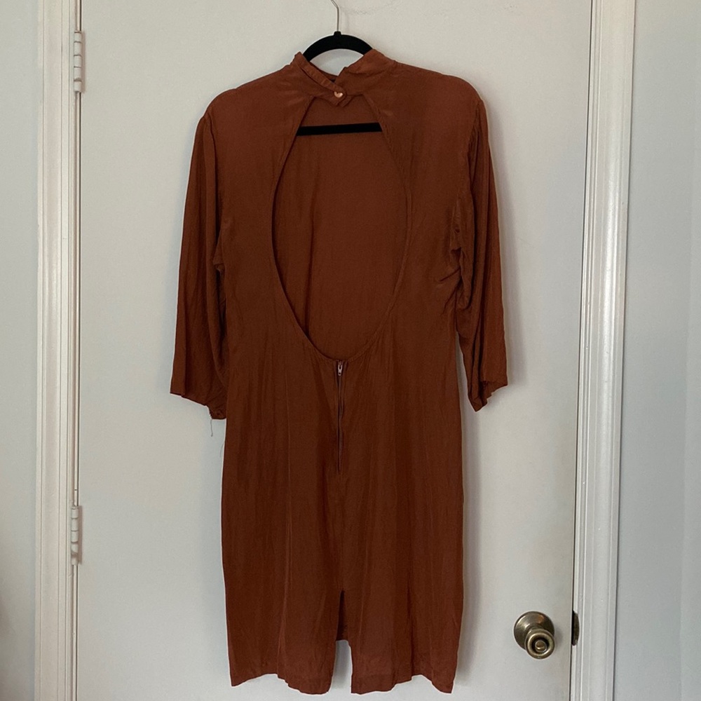 Open back vintage dress
